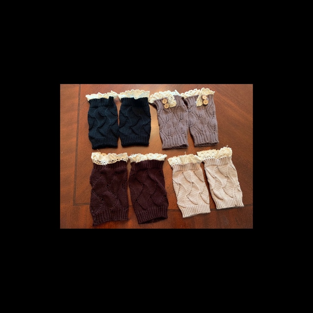 Boot toppers(all 4 pair)